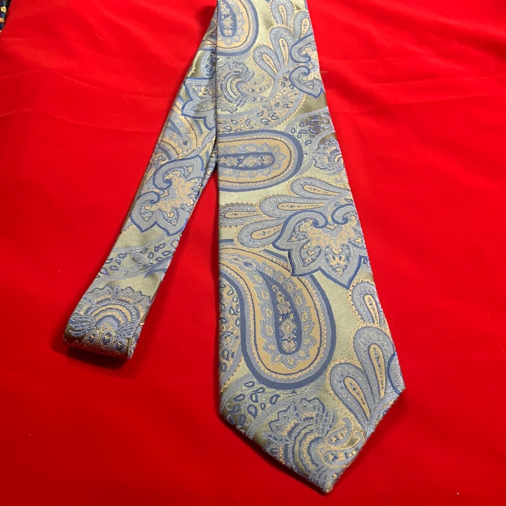 Rooster silk paisley tie!